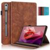 Чехол для Lenovo P12 12.7 Чехол тиснение Дерево Флип-кошелек Подставка Чехол для Funda Xiaoxin Pad Pro 12 7 12.7 Дюймовый Чехол для планшета Tb370fu
