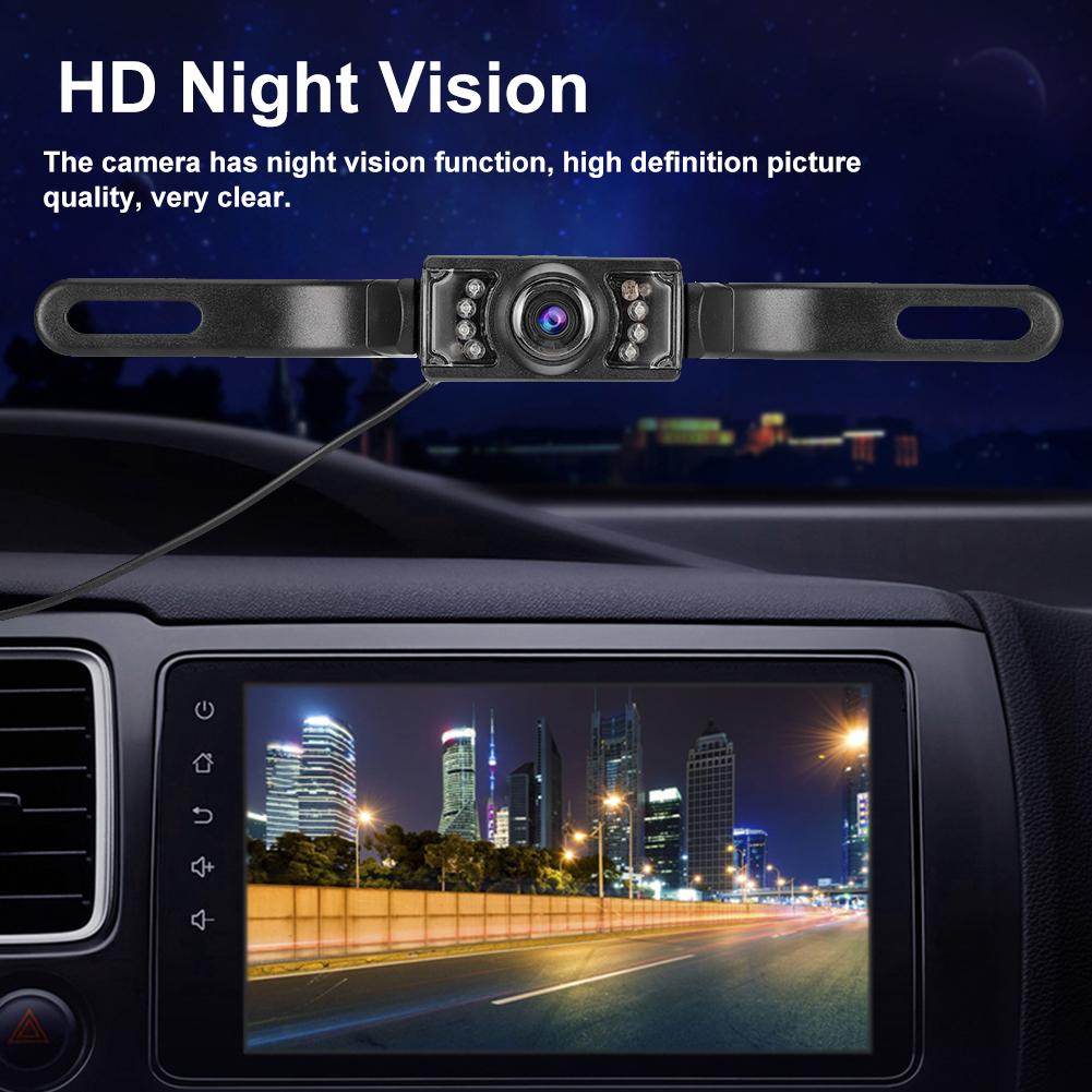 Waterproof IP67 HD Mirror IR Night Vision Camera for Car License Plate Rear View Parking Backup
