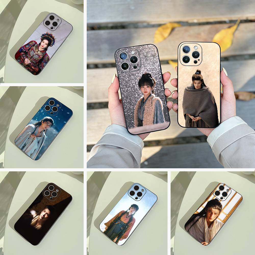 Чехол для телефона X-Xie Zheng&Fan Changyu Для iPhone 17,16,15,14,13,12,11 Pro Max,16/15/14Plus,XS Мягкий Черный Чехол