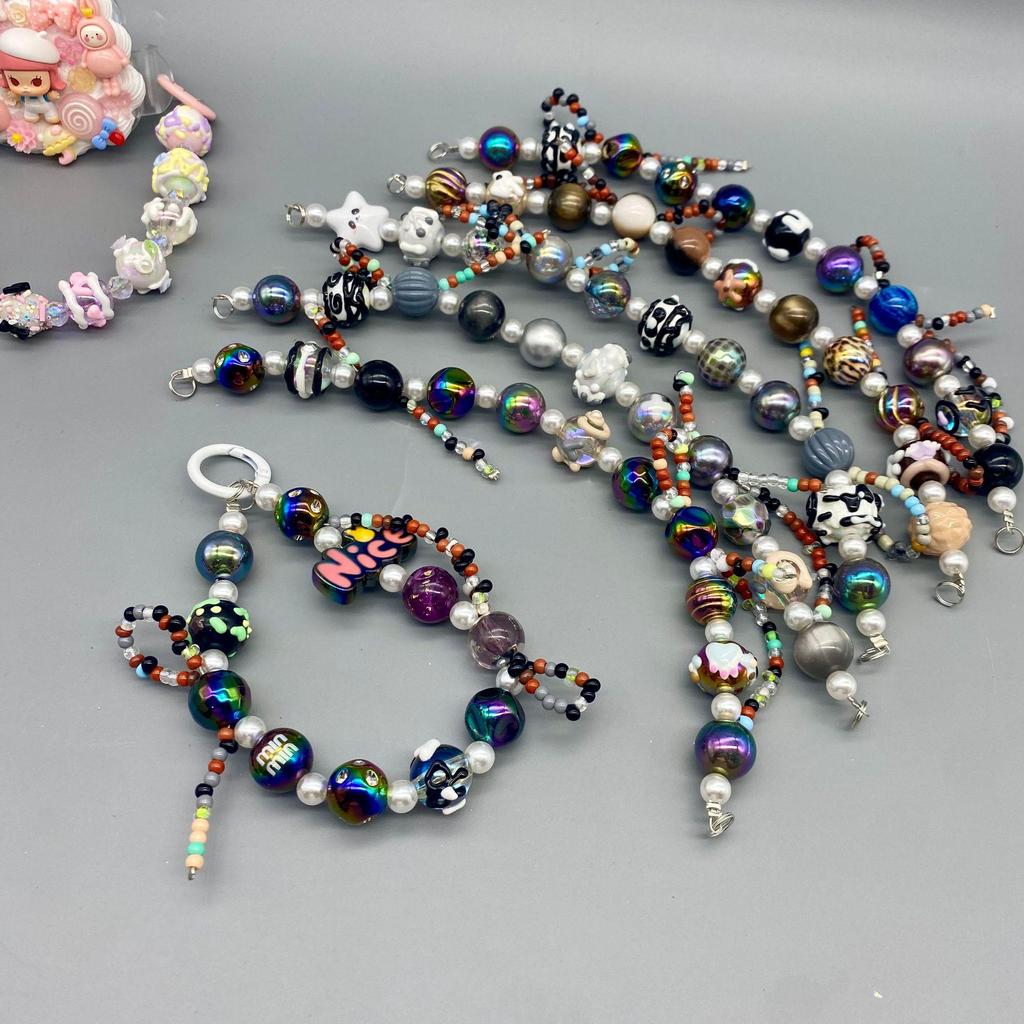 Сделай сам цепочку для телефона из бусин с оригинальным дизайном - Модный противоутерянный задний зажим