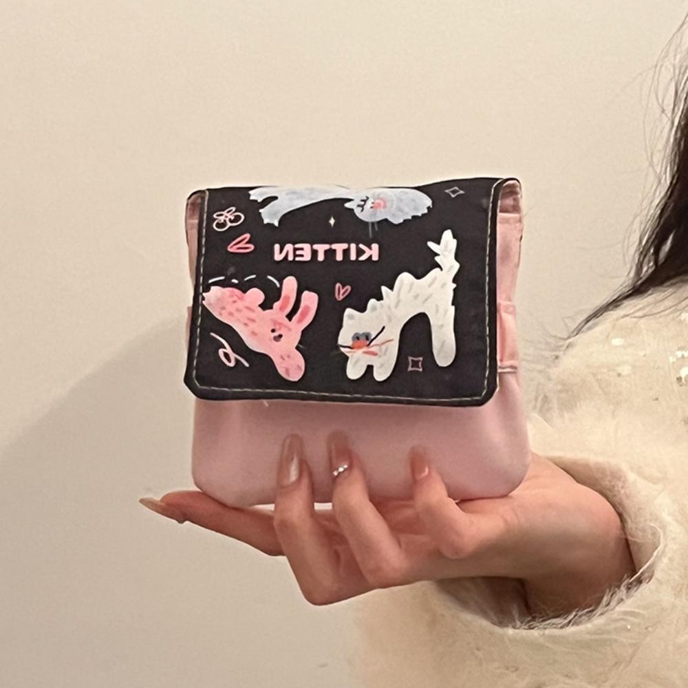 Data Cables Organizer Cosmetic Bag Large Capacity Coin Purse New Sanitary Pads Bag