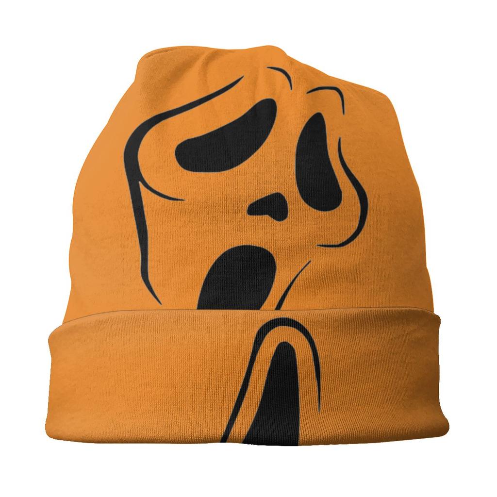 Зимняя теплая шапочка Ghostface Scream на Хэллоуин, Homme, объемная шапка-бини, хиппи, уличные лыжные шапочки с черепами, шапки для женщин унисекс