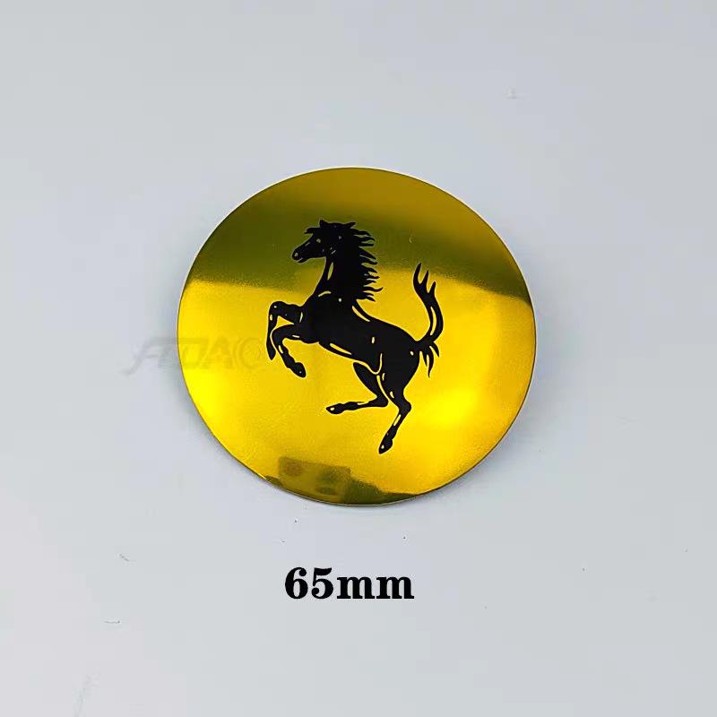 65mm Aluminum Steering Wheel Logo Sticker for Maserati & Lamborghini