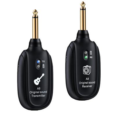 Беспроводная гитарная система UHF Audio Wireless Transmitter Receiver для акустической гитары, баса, скрипки, клавиатуры, электрических инструментов