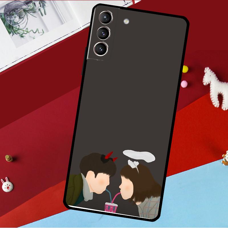 Корейская дорама «Всё в порядке, если ты не в порядке» Чехол для Samsung Galaxy S25 S23 S22 S20 S24 Ultra S9 S10 Plus S21 FE S25 FE Чехол для телефона