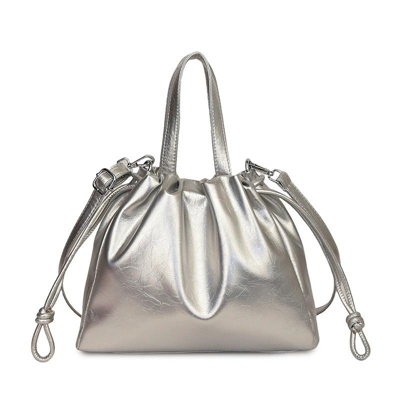 Женские сумки Новые модные высококачественные простые универсальные сумки через плечо для женщин, дорожные сумки класса люкс, дизайнерские сумки на шнурке