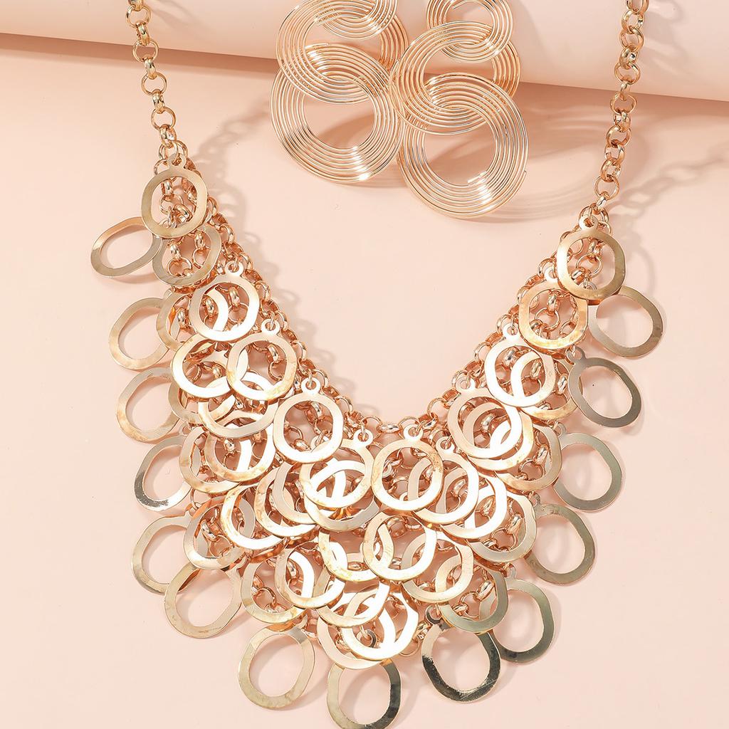 Модный комплект ювелирных украшений для женщин