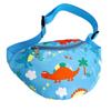 Милая детская поясная сумка с единорогом, мультяшная сумка через плечо с динозавром, нейлоновый материал, легкая и защищенная от краж