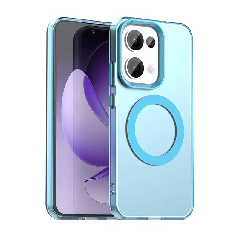 Transparent Case For Oppo Reno 13 Case Oppo Reno 13 5G Magnetic Adsorption Wireless Charge Cover For Oppo Reno 13 Case 6.59 inch