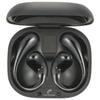 OHM AudioComm Bluetooth Wireless Bone Air No Ear Black OHM Electric Earphones, Conduction, Conduction, Ear-Hook, Blocking, Built-in Microphone,