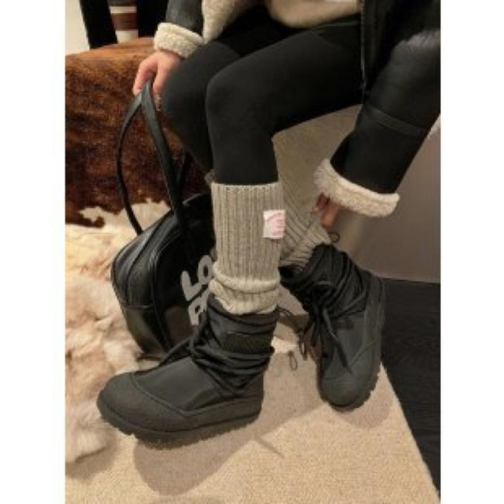 Ladies' Shoes, Thick Soled Shoes, Inner Height Shoes, Real Snow Boots, Plush and Thick Shoes, Cotton Shoes, Warm Shoes, Casual Shoes, High Top Shoes