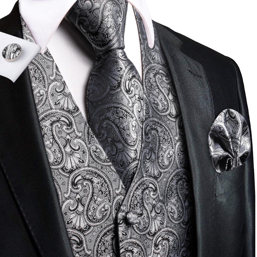 Зеленый Цветочный Мужской Жилет Рождественское Платье Жилет Костюм Ретро Смокинг Выпускного Вечера