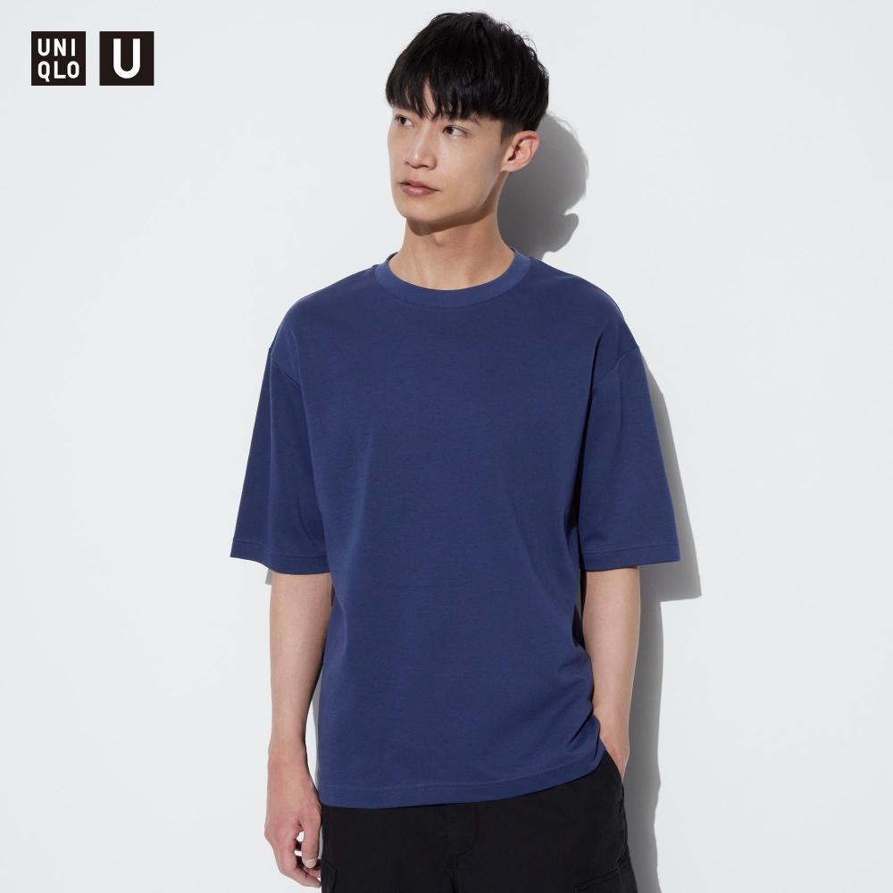 Uniqlo Футболка Japan Air Rhythm Cotton Oversize с рукавами 5 минут 