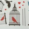 Цветы Птицы Клетка Наклейка На Стену Наклейки На Стену Искусство Для Дома Гостиная Спальня