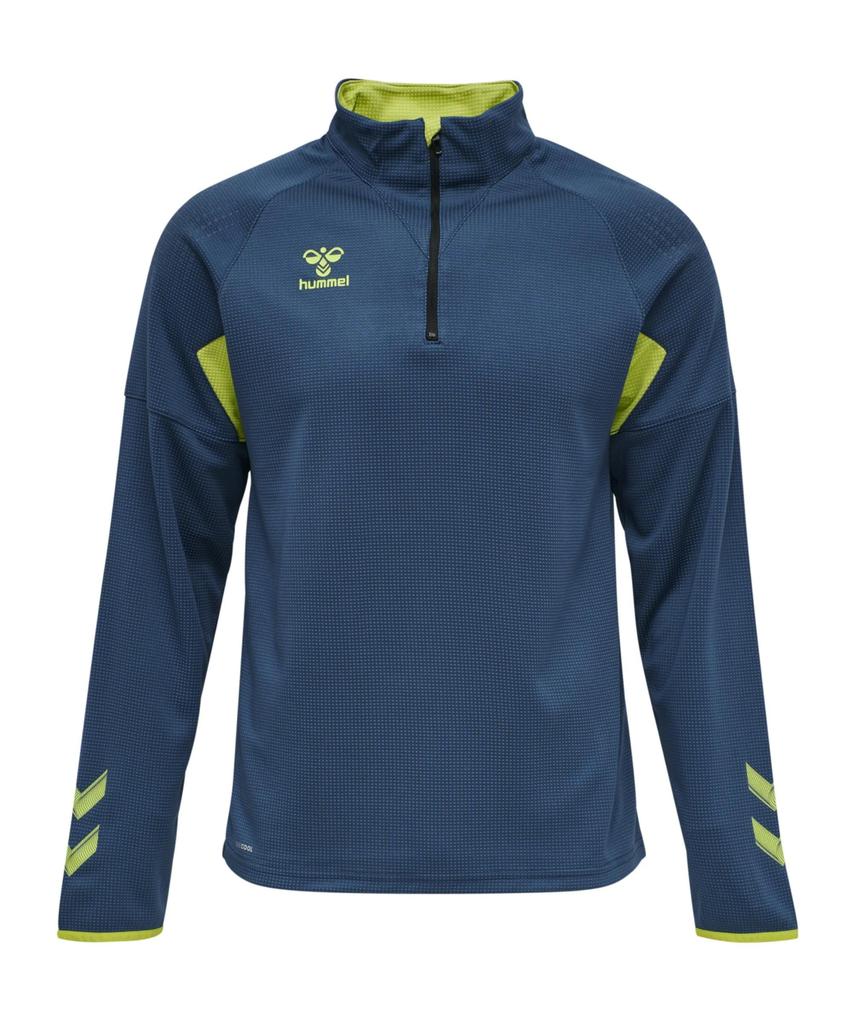 Hummel hmlLEAD Pro Half Zip Sweatshirt 100% Polyester Blue