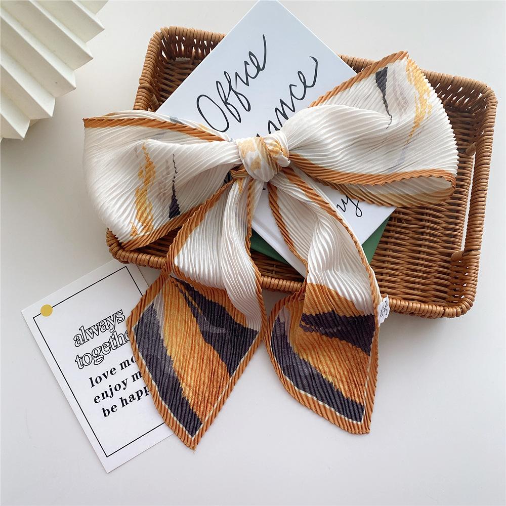 New Scarves Silk Scarves Women'S Spring And Autumn Season Long Decorative Professional Scarves Summer Thin Styles Paired With Shirts Stylish