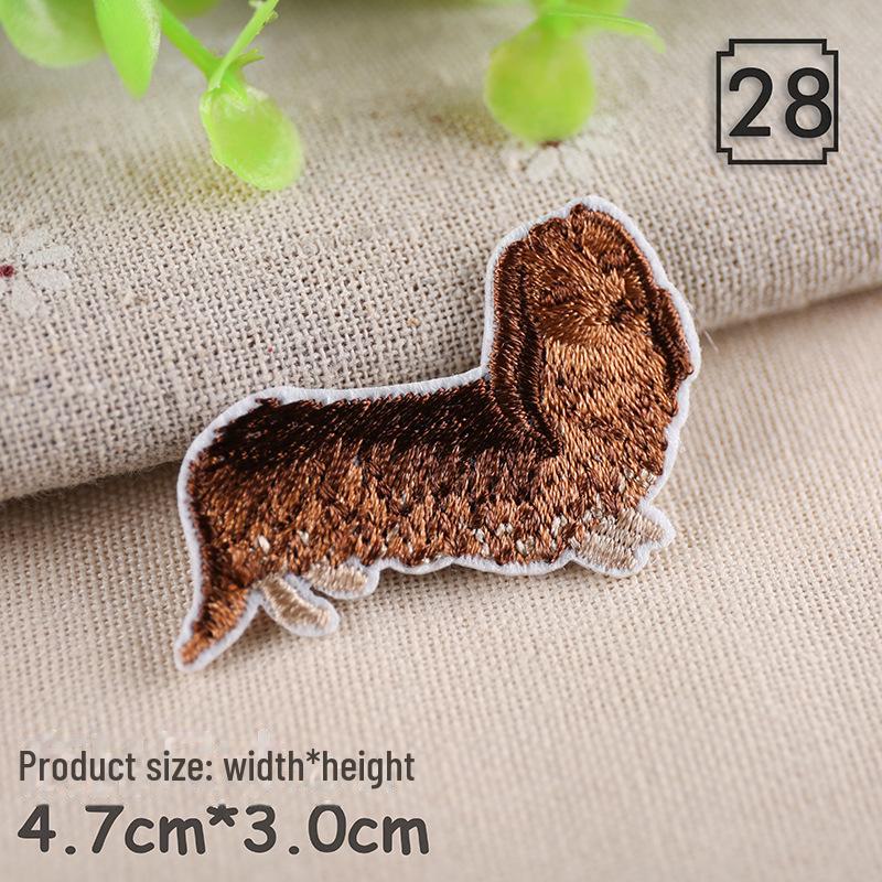 Очаровательная нашивка с изображением маленького животного для детской одежды