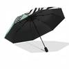 Zebra Lotus Pond Automatic Umbrella Compact & Durable 8-Rib Design Sturdy Construction All-Season Use Stylish Accessory Gift for Festivals
