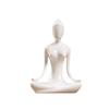 Yuxuan Modern Creative Yoga Girl Ceramic Ornament – Minimalist Home Décor Statue