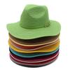 Травяной зеленый модный повседневный универсальный большой плоский верх шляпа дорожная пляжная солнцезащитная панама шляпа от солнца