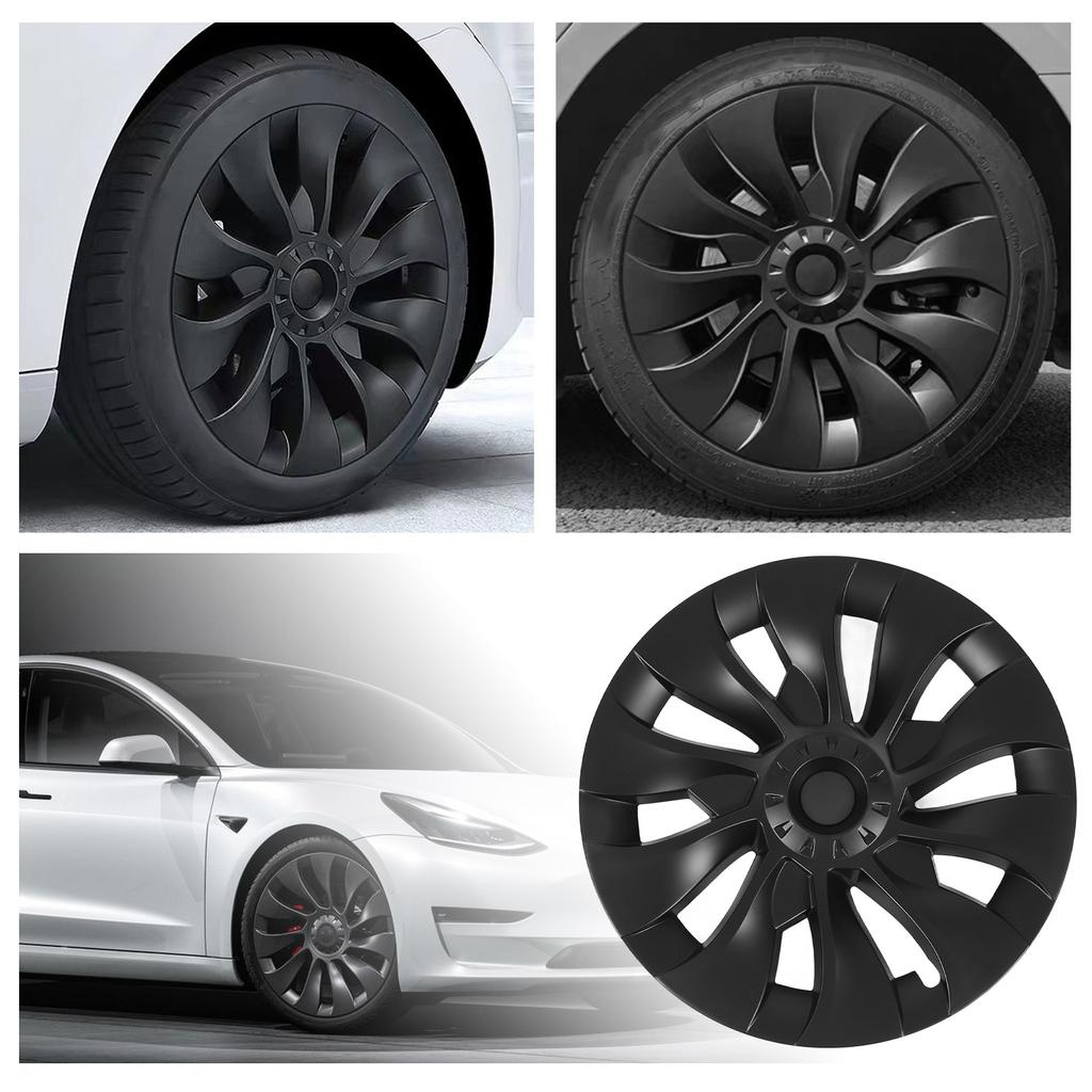 4pcs 18in Wheel Hub Cover Symmetrical Wrap Hub or T Replacement for 2017 to 2023
