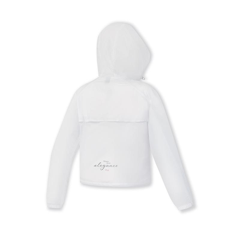 Fila Фитнес Мода Универсальная Свободная Куртка с Капюшоном Женские куртки A11W531702F-WT