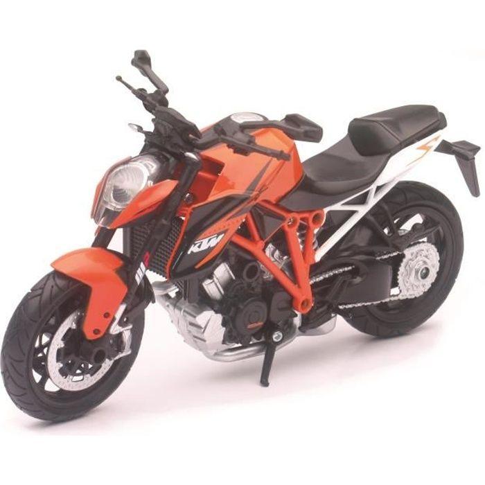 Miniature Moto - KTM - Super Duke 1290 R - 1/12 - 17 cm - Détails soignés - Béquille latérale
