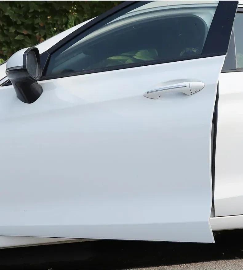 Универсальная защита кромки двери автомобиля, прозрачный резиновый уплотнитель, защитная накладка U-образной формы, защита кромки двери автомобиля, подходит для седанов, грузовиков, внедорожников