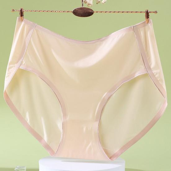 Trendy Lady Underpants Solid Color Stretchy Anti-septic