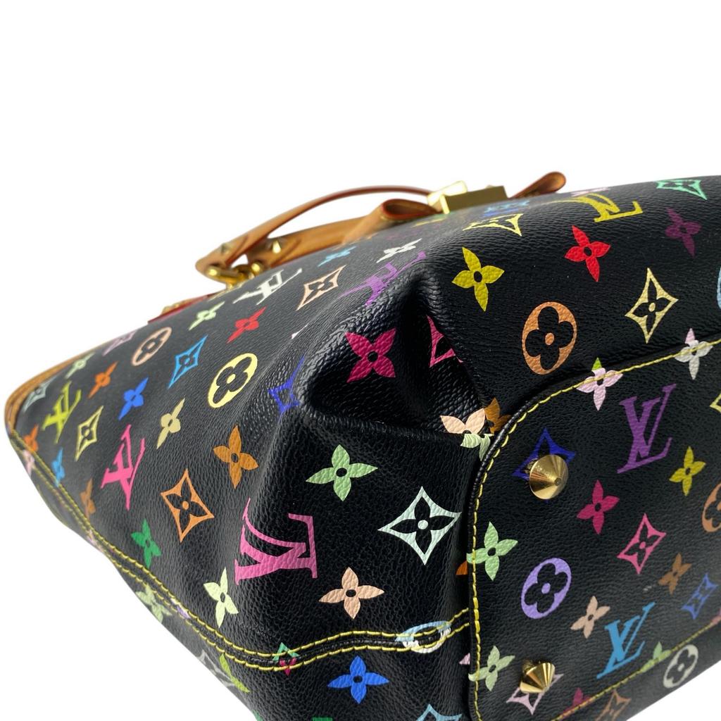 Б/у Сумка-тоут LOUIS VUITTON разноцветная ПВХ/кожа Женская