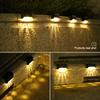 Warm White LED Solar Lamp Stairs Path Stair Outdoor Garden Lights Waterproof Balcony Light Decoration for Patio Stair Fence Light