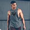 Summer Gym Clothing Fitness Tank Tops Men Hipster Training Vest Letter Printed Male O-neck Casual Singlets Gym Tank Top