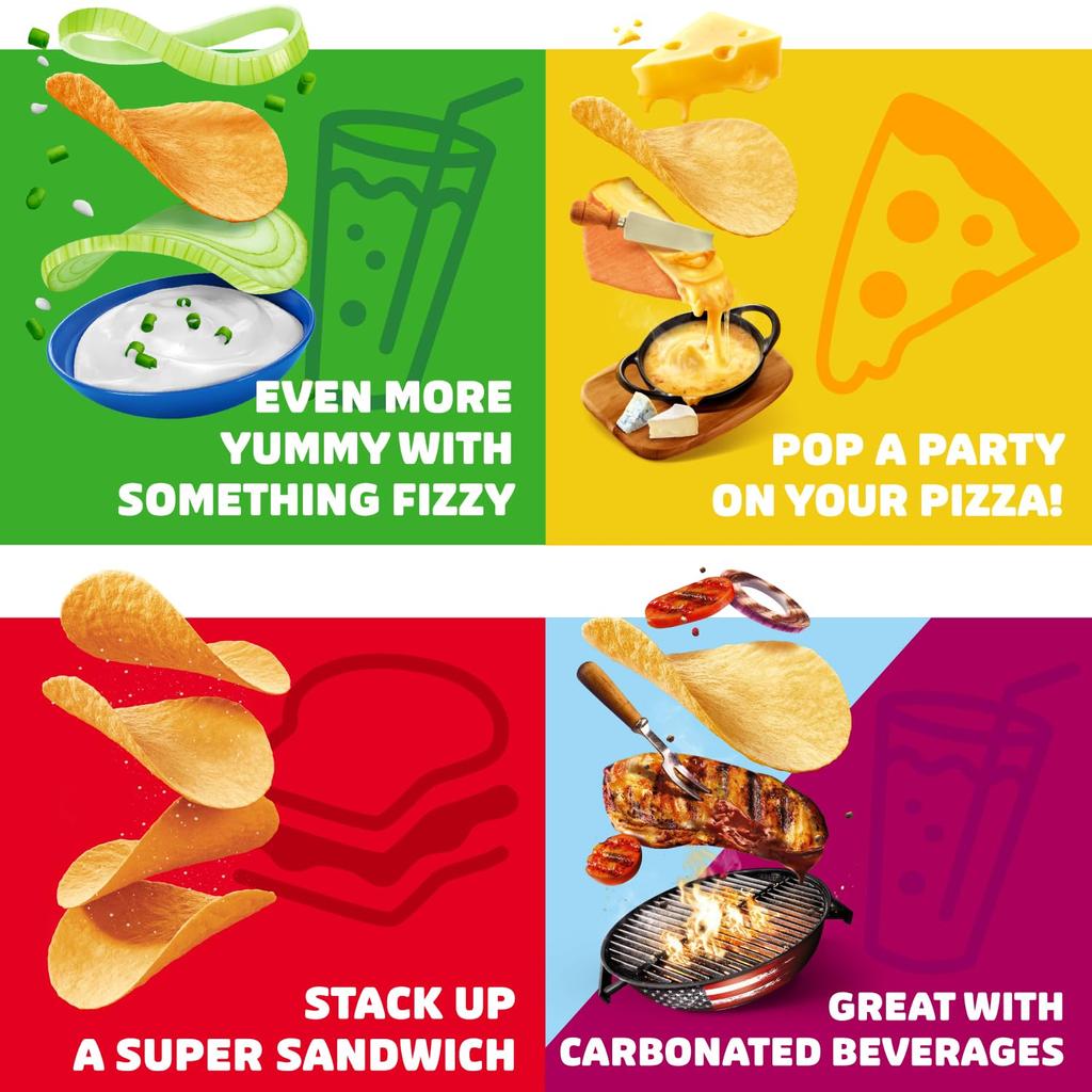 Pringles M Can Assorted Set of 4 Types Sour Cream Texas Style BBQ Состав может меняться в зависимости от сезона 4 шт. Kellogg's (Умасио и Лук,