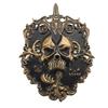 Череп дверной звонок металлический ретро цвет декоративный страшный скелет дверной звонок украшение двери для фестиваля