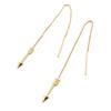 [P2629] - Gold Plated 'Cupid's Arrows' Earrings