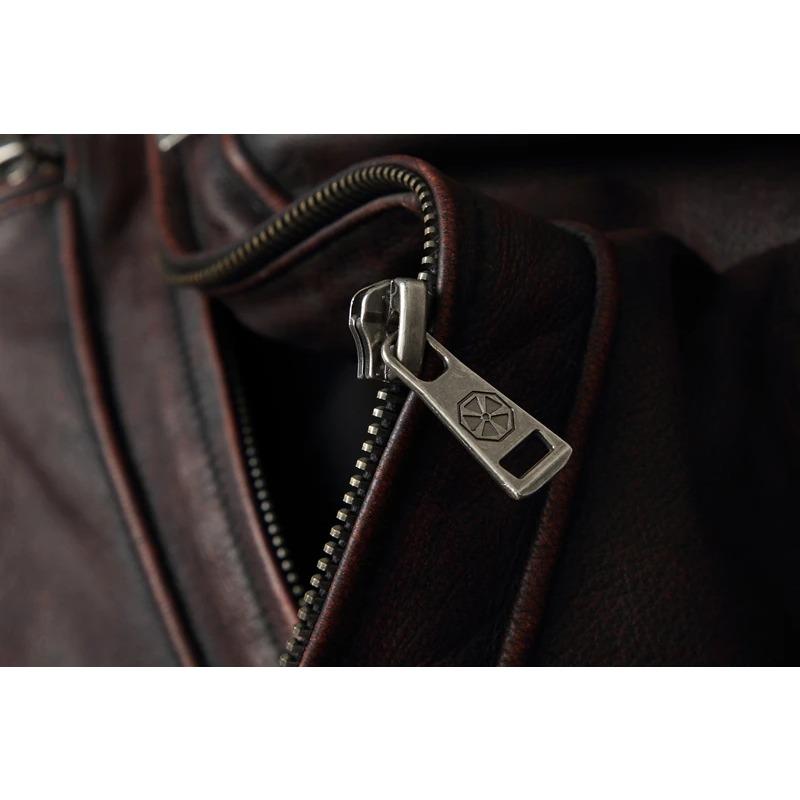 Китайский размер мужское пальто из коровьей кожи винтажная мужская кожаная куртка из натуральной кожи мужская зимняя куртка мотоциклетные байкерские куртки