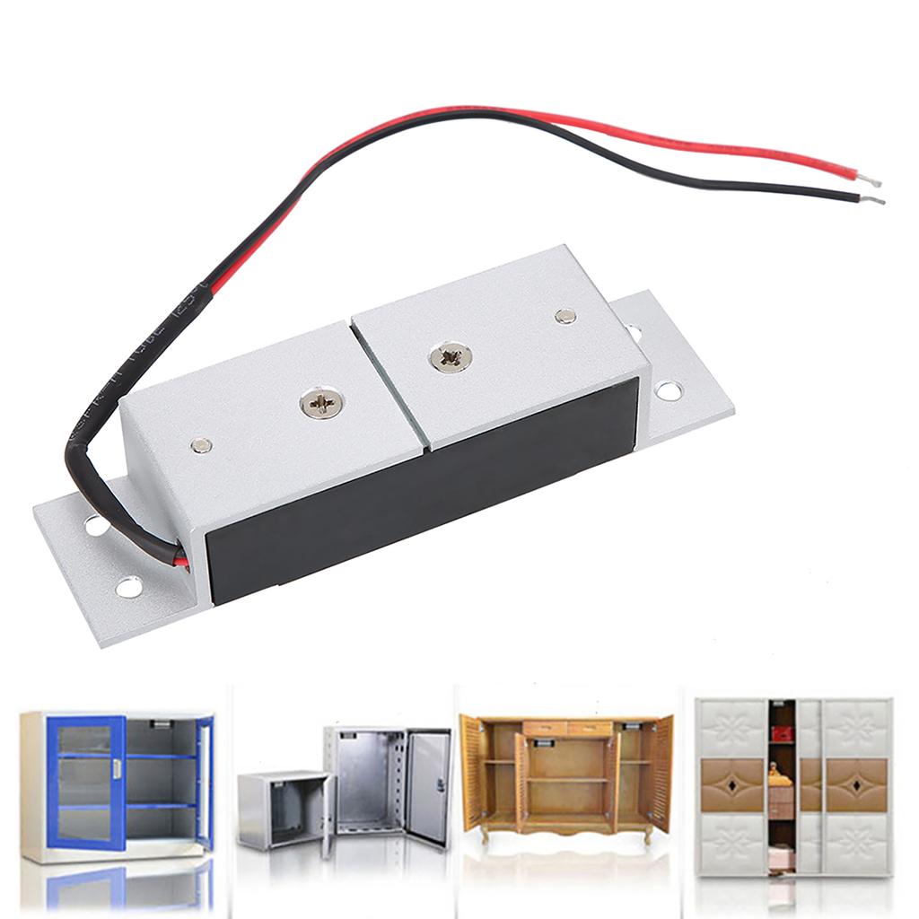 DC12V 60KG Мини Магнитный Электромагнитный Замок для Ящиков Двери Шкафа