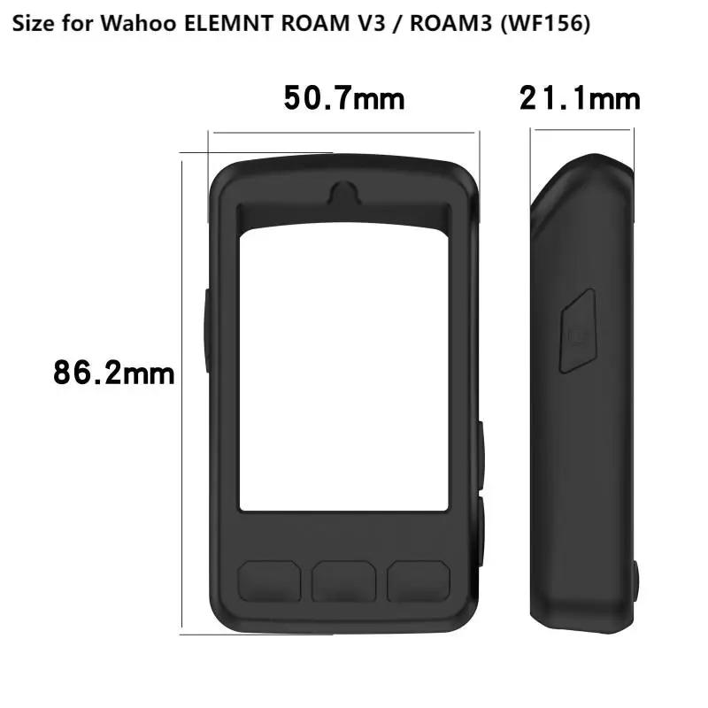 Силиконовый чехол для часов для Wahoo ELEMNT ROAM V3 ROAM 3 Мягкий защитный чехол-бампер для Wahoo ELEMNT BOLT V3 BOLT3 Чехол Аксессуары