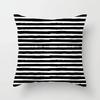 Home decorated black and white geometric cube letter printing cushion cushion car bedroom living room sofa pillow sleeve