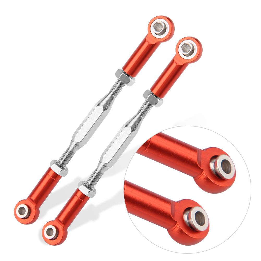 Рулевые тяги из алюминиевого сплава для радиоуправляемого грузовика Traxxas Slash масштаба 1/10 (красный)