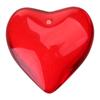 Love Heart Shaped Pendant Crystal Glass Peach Heart Loose Beads Charm for DIY Jewelry Necklace Earrings Making