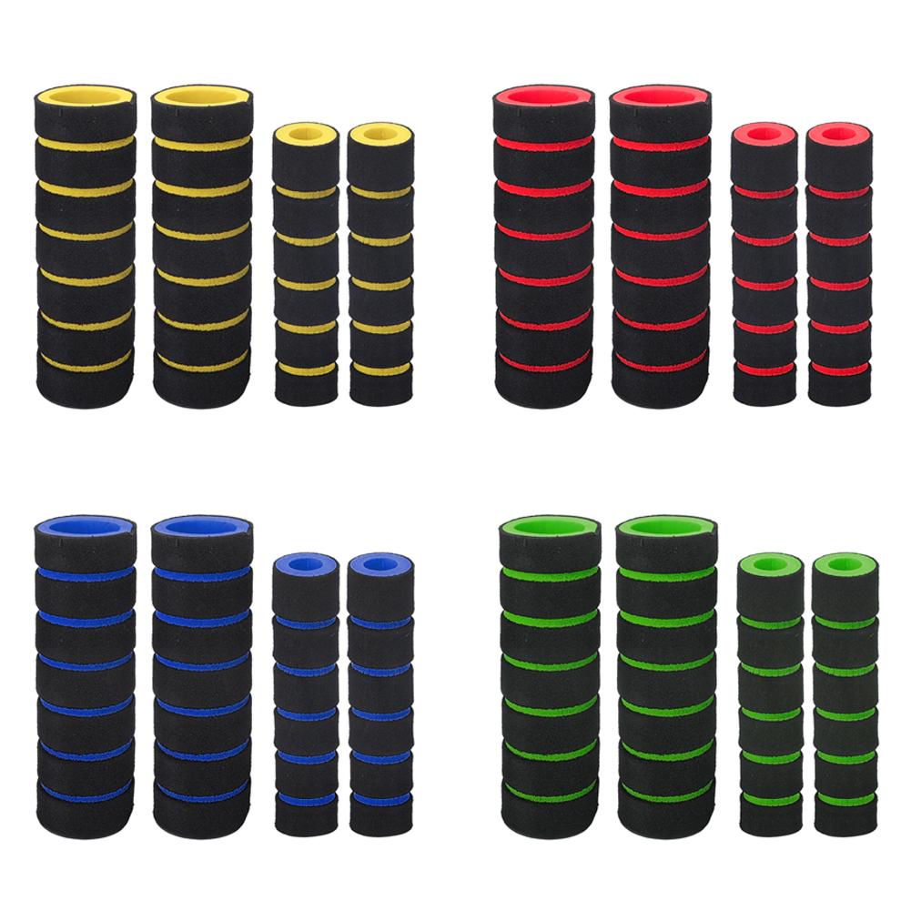 4 шт./компл. универсальный чехол для руля мотоцикла велосипеда из пенопласта, противоскользящие мягкие чехлы для ручного тормоза, аксессуары для модификации