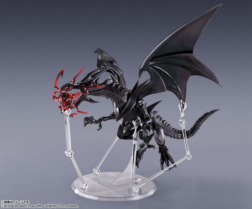TAMASHII NATIONS Monster Arts Duel Monsters Black Dragon 220mm Painted Movable Figure S.H. Yu-Gi-Oh! Red-Eyes Approx. PVC&ABS