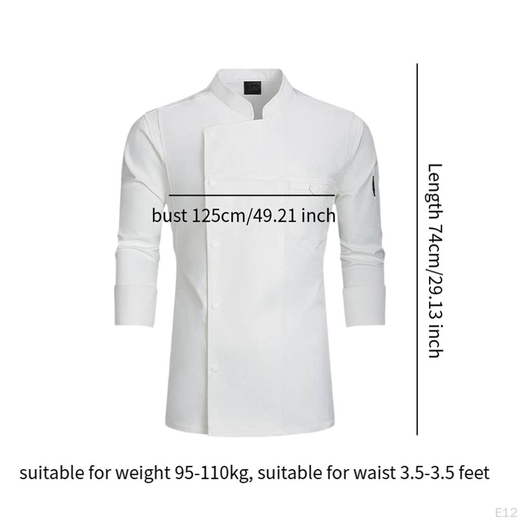 Поварской халат осень-зима с длинным рукавом для пищевой промышленности ресторана выпечки кулинарии