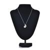 Vintage Zinc Zinc Alloy Ocean Theme Beach Style Choker Collar Sea Snail Shell Necklace Pendant Round Conch