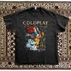 Горячая классическая унисекс футболка Coldplay Viva La Vida Черная Размер S5XL Унисекс футболка