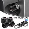 2025 J10 Hot For Nissan Car Styling Keychain Key Ring with Auto Tire Valve Caps Tyre Dust Cap For Nismo Nissan Teana Skyline Juk