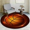 Cool Basketball Round Rug Nonslip Area Rug Office Chair Mat Carpet For Living Room Bedroom Home Decor