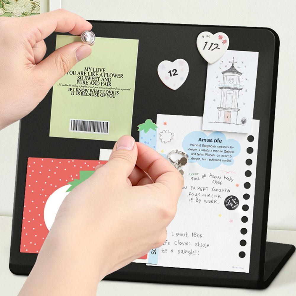 Дизайн своими руками Магнитная доска для рисования Металлическая доска для хранения и демонстрации Настольная доска для сообщений Дисплей для сообщений