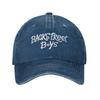 Бейсболка Backstreet Boys BSB Logo с сердцем, винтажная, из состаренного хлопка, с ремешком-защелкой, унисекс, для улицы, летняя, мягкая кепка